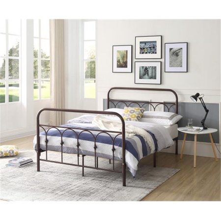 HODEDAH Hodedah HI930 F BRONZE Full Metal Bed - Bronze HI930 F BRONZE